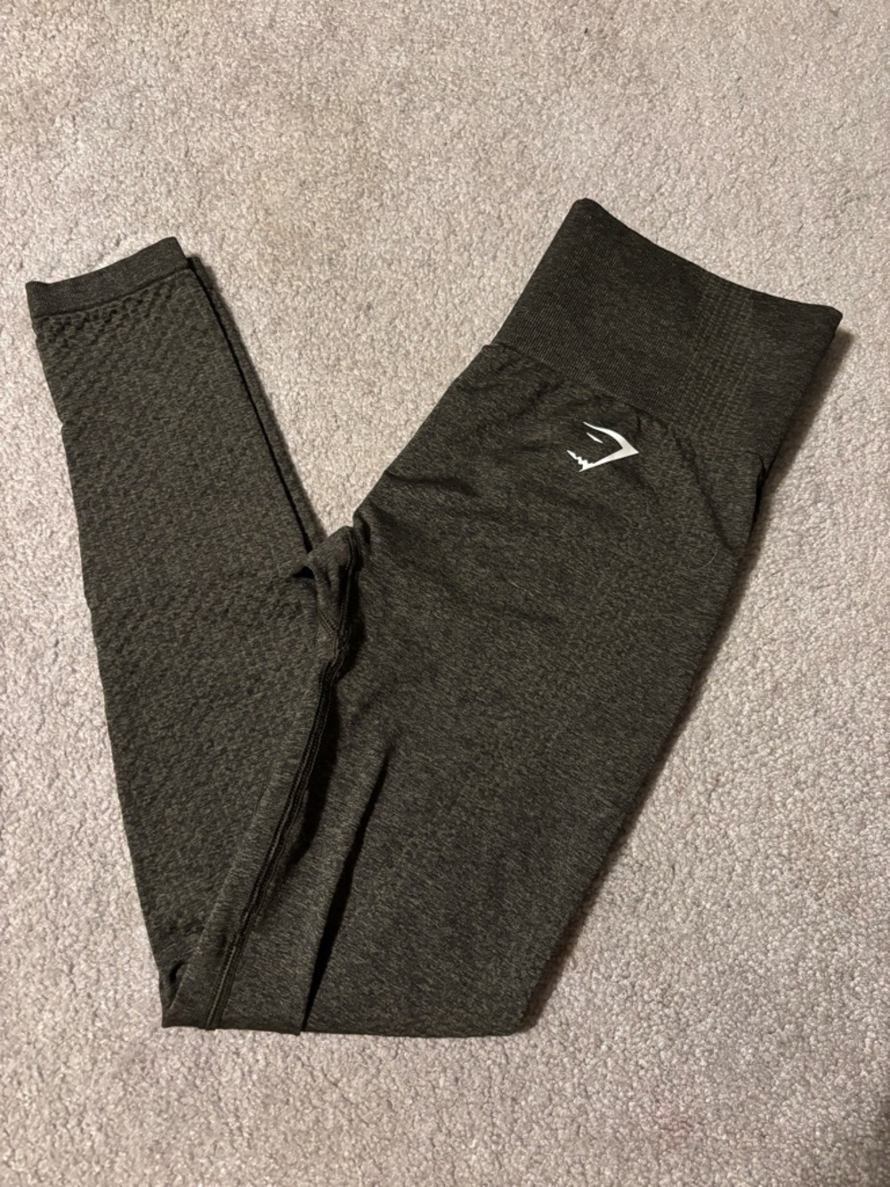 Gymshark Seamless High-Waist Leggings in Charcoal